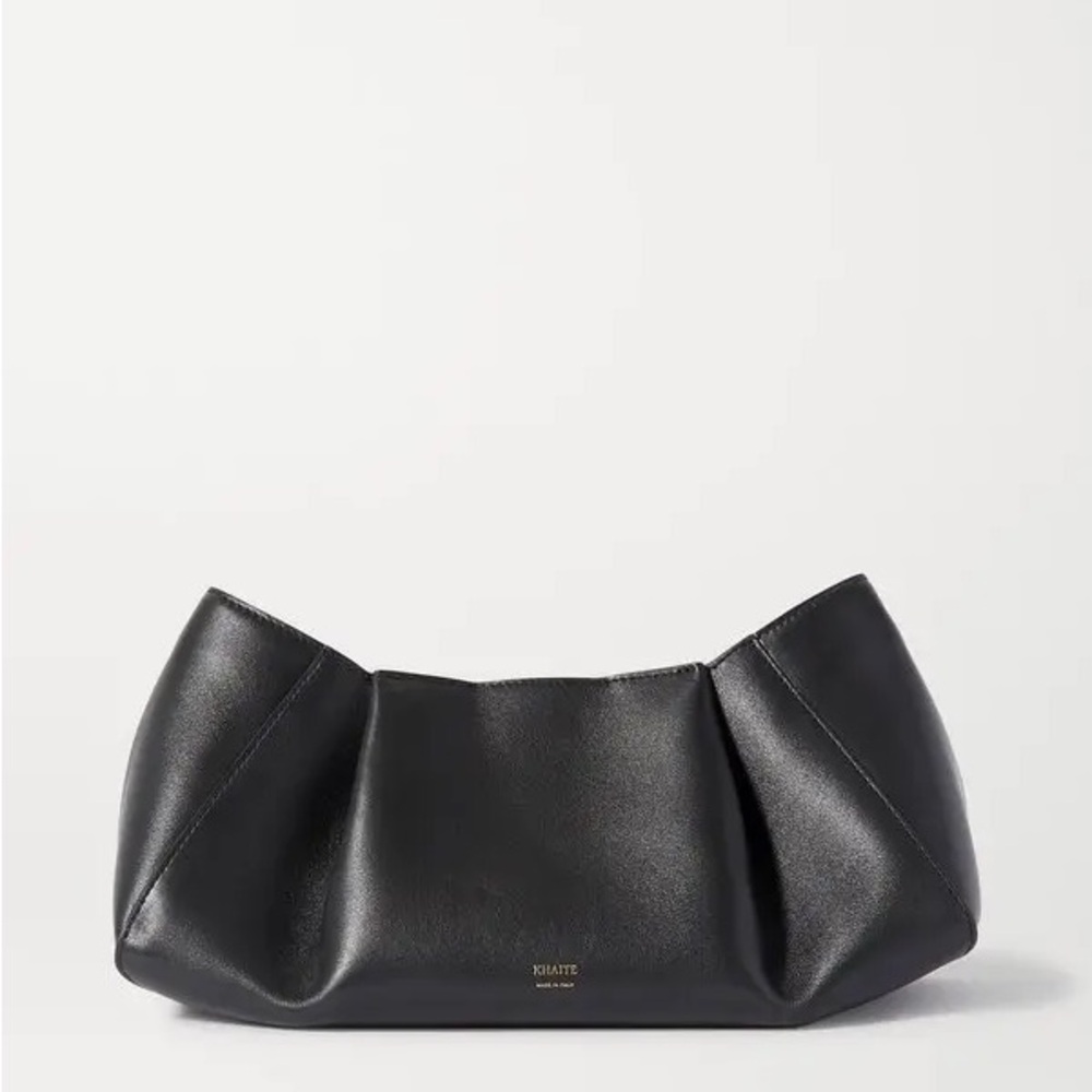 KHAITE  Jeanne small leather clutch handbag black BRAND NEW
